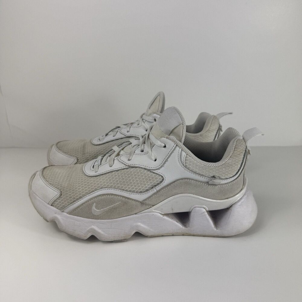 Nike RYZ 365 2 Shoes Womens Size 8.5 White Gray Chunky Sneakers CU4874-105